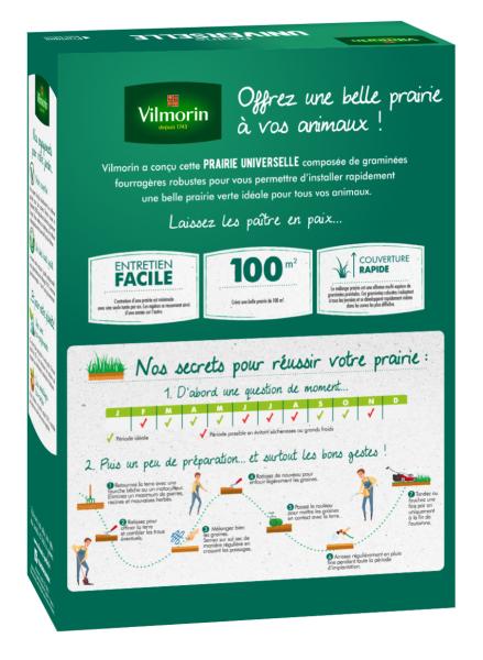 Pour nos animaux - Prairie Universelle - 1 kg + Prairie Animaux - Lapins & Poules - 500 g - MEDIA_PACKAGING_VERSO